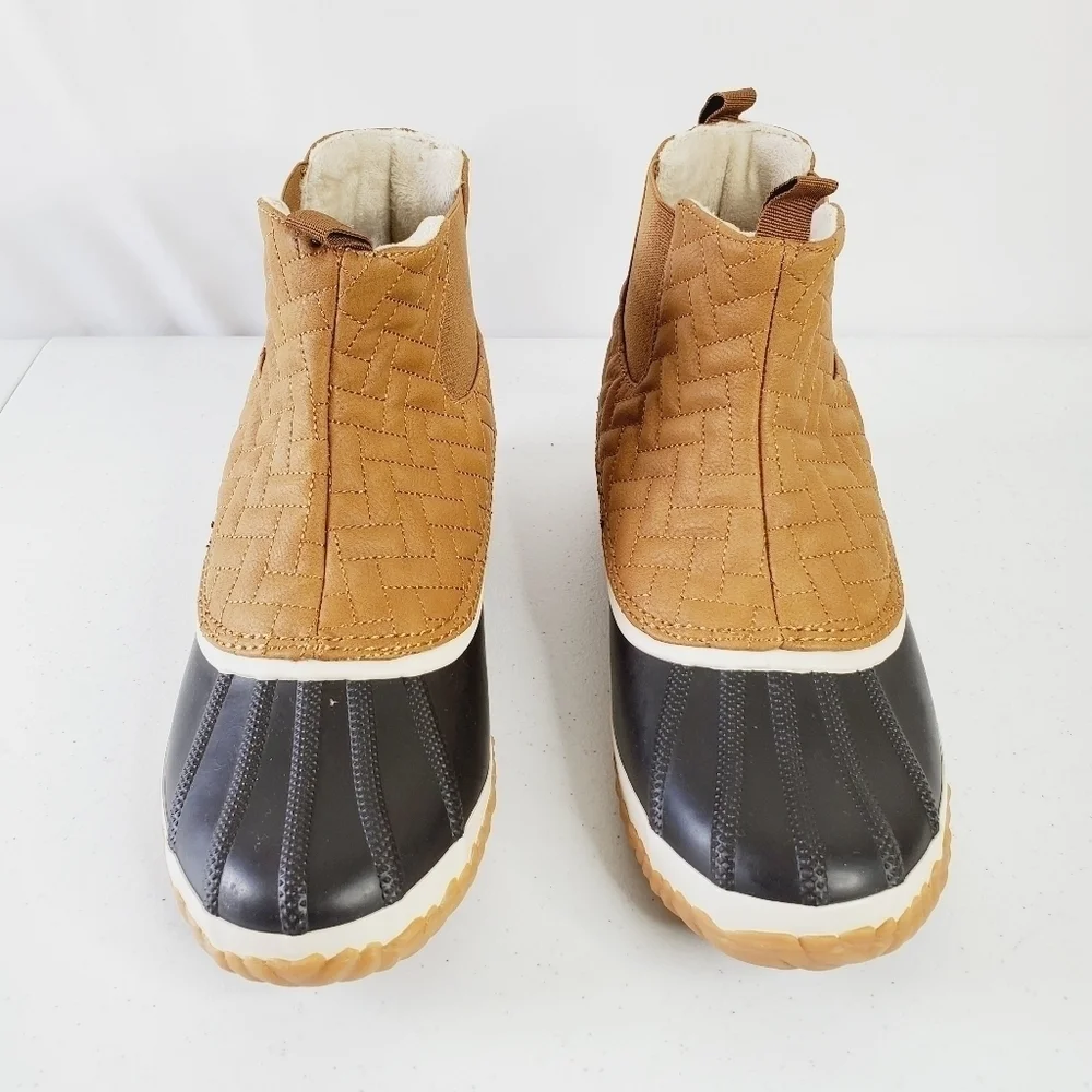 Jambu JBU Paisley Waterproof Boots Size‎ 9 Pull-on Leather Rubber Ankle Booties